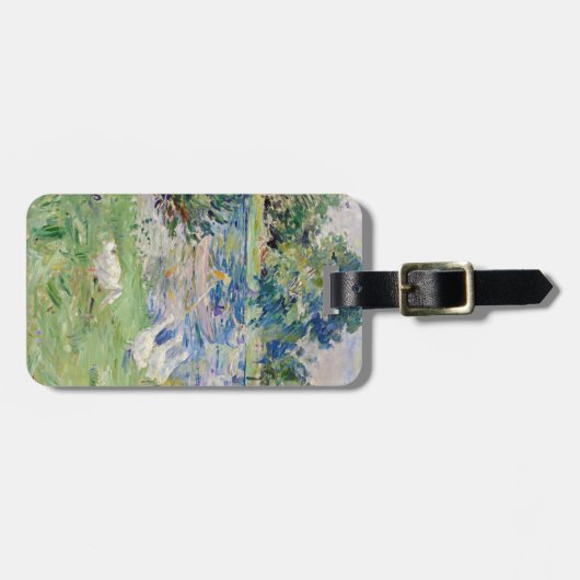 Berthe Morisot - Girl in a Boat with Gese Bagagelabel (Voorkant horizontaal)