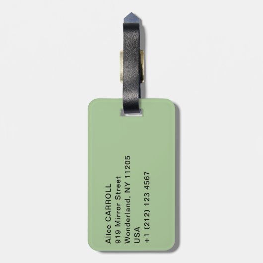 Berthe Morisot - Girl in a Boat with Gese Bagagelabel (Achterkant verticaal)