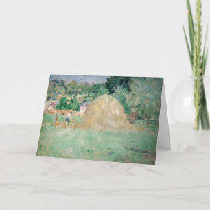 Berthe Morisot - Haystacks op Bougival Kaart