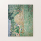 Berthe Morisot - Haystacks op Bougival Legpuzzel (Verticaal)