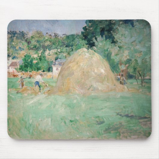 Berthe Morisot - Haystacks op Bougival Muismat (Voorkant)