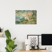Berthe Morisot - Herderin Rustend Poster (Thuiskantoor)