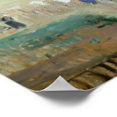 Berthe Morisot - Het wasgoed uitkleden naar drogen Poster (Hoek)