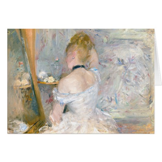 Berthe Morisot Impressionniste femme à Toilette (Devant horizontal)