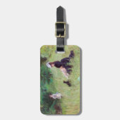 Berthe Morisot - in een Park Bagagelabel (Voorkant verticaal)
