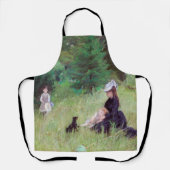 Berthe Morisot - in een Park Schort (Voorkant)