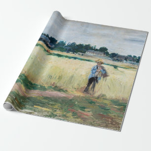 Berthe Morisot - In het korenveld bij Gennevillier Cadeaupapier