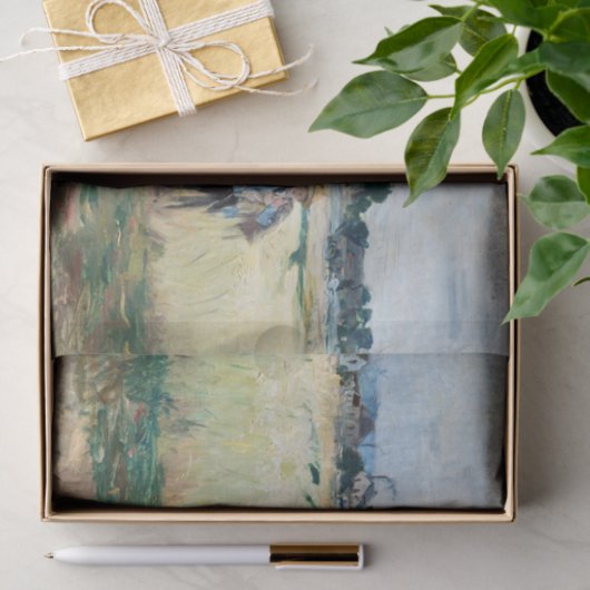 Berthe Morisot - In het korenveld bij Gennevillier Tissuepapier (Geschenk)