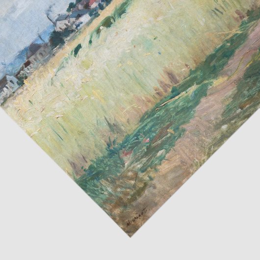 Berthe Morisot - In het korenveld bij Gennevillier Tissuepapier (Detail)