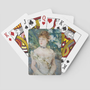 Berthe Morisot - Jong meisje in baljurk Pokerkaarten