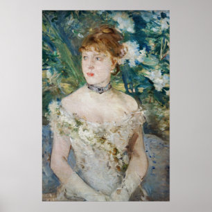 Berthe Morisot - Jong meisje in baljurk Poster