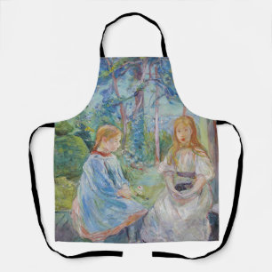 Berthe Morisot - Jonge meisjes aan het raam Schort