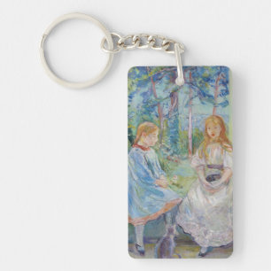 Berthe Morisot - Jonge meisjes bij het raam Sleutelhanger