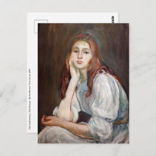 Berthe Morisot - Julie Daydreaming Briefkaart