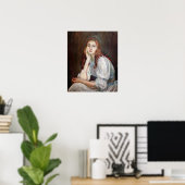 Berthe Morisot - Julie Daydreaming Poster (Thuiskantoor)