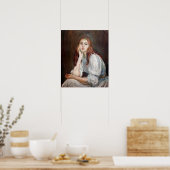 Berthe Morisot - Julie Daydreaming Poster (Keuken)