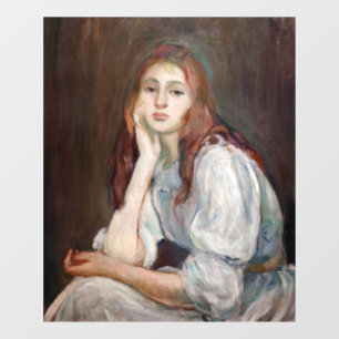 Berthe Morisot - Julie droomt Raamsticker
