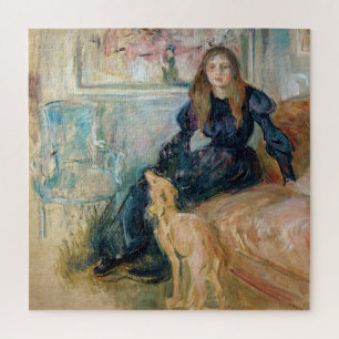 Berthe Morisot - Julie en haar windhond Laerte Legpuzzel