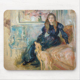 Berthe Morisot - Julie en haar windhond Laerte Muismat