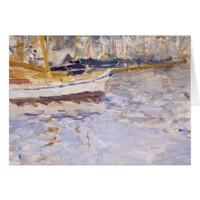 Berthe Morisot - Le Port de Nice (Devant horizontal)