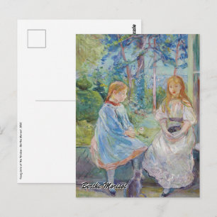 Berthe Morisot - Meisjes bij het raam Briefkaart