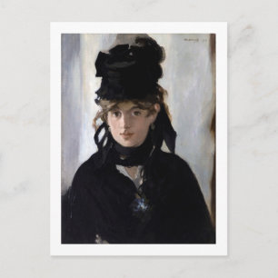 Berthe Morisot met een bruut van Violets, Manet Briefkaart