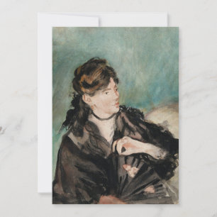 Berthe Morisot met een fan   Édouard Manet