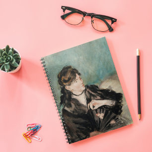 Berthe Morisot met een fan   Édouard Manet Notitieboek