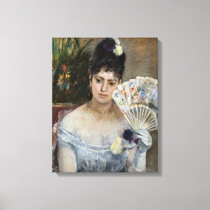 Berthe Morisot - Op de bal Canvas Afdruk