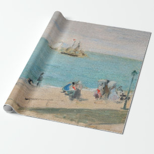 Berthe Morisot - Op het strand, Les Petites-Dalles Cadeaupapier