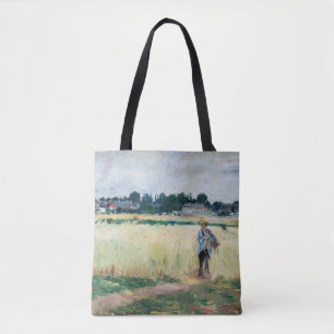 Berthe Morisot - Op Wheatfield in Gennevillier Draagtas
