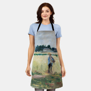 Berthe Morisot - Op Wheatfield in Gennevillier Schort