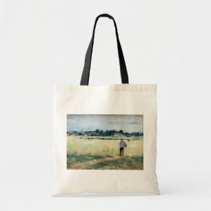 Berthe Morisot - Op Wheatfield in Gennevillier Tote Bag