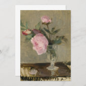 Berthe Morisot - Peonies Kaart (Voorkant / Achterkant)