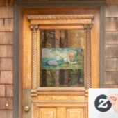 Berthe Morisot - Shepherdess Resting Raamsticker (Huis Deur)