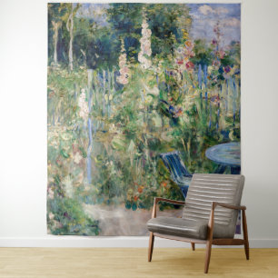 Berthe Morisot - Stockrozen Wandkleed