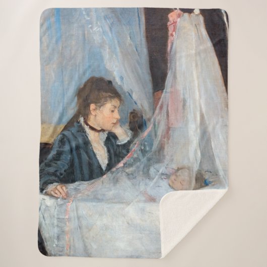 Berthe Morisot - The Cradle Sherpa Deken (Voorkant)
