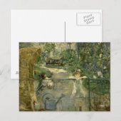 Berthe Morisot - Voorzitter mandje Briefkaart (Voorkant / Achterkant)