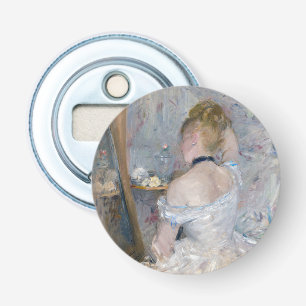 Berthe Morisot - Vrouw bij haar toilet Button Flesopener