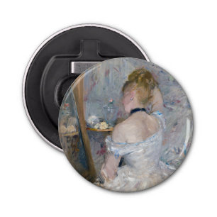 Berthe Morisot - Vrouw bij Haar Toilette Button Flesopener