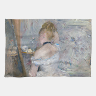Berthe Morisot - Vrouw bij Haar Toilette Theedoek