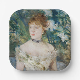 Berthe Morisot - Young Girl in a Ball Gown Papieren Bordje