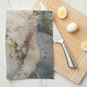 Berthe Morisot - Young Girl in a Ball Gown Theedoek (Quarter Fold)