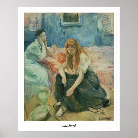 Berthe Morisot Zedign Art Poster #73 (Voorkant)