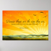 Bertolt Brecht Inspirerend Quote "Veranderen" Poster (Voorkant)