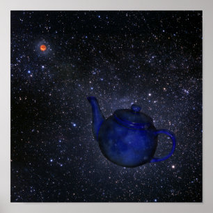 Bertrand Russell's beroemde Keltische Teapot Poste Poster
