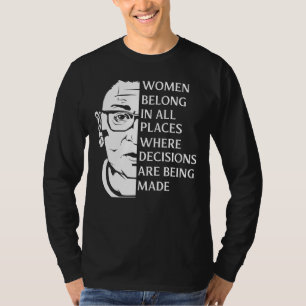  berucht feminisme citeert feministische rechten t-shirt