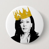Beruchte Kamala Harris Ronde Button 7,6 Cm (Voorkant)