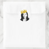 Beruchte Kamala Harris Ronde Sticker (Tas)