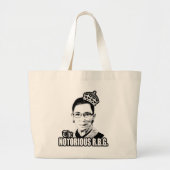 beruchte R.B.G. Grote Tote Bag (Voorkant)